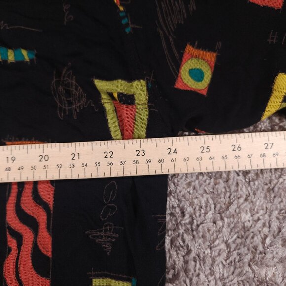 Haupt Short Sleeve Button Shirt Mens 42-L 16.5 Abstract Geometric Artsy - Picture 4 of 16